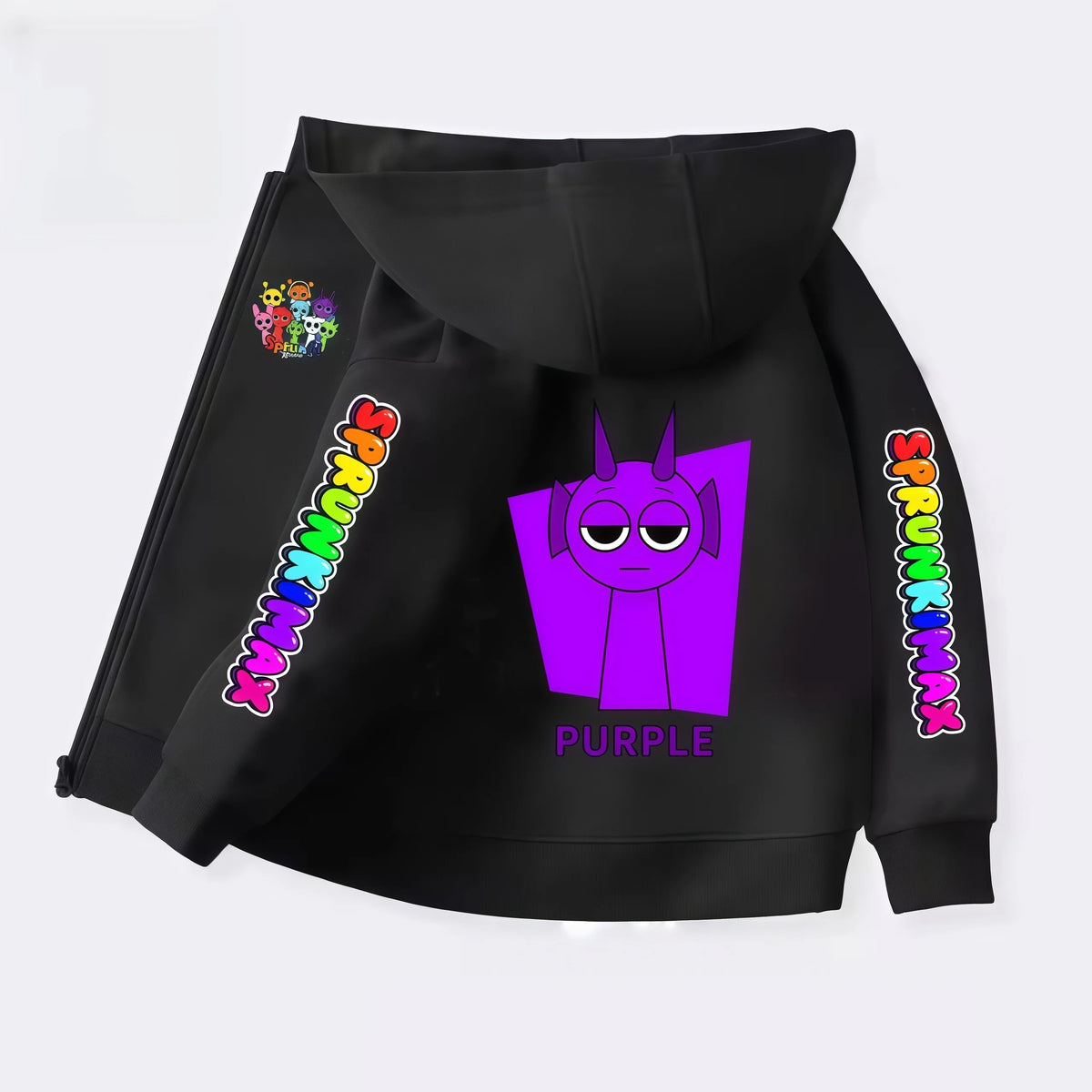 Kids Character Zip Hoodie – Ages 3–12