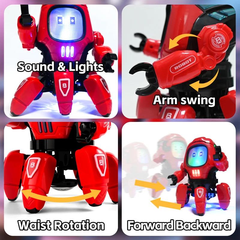 Juguete robot pulpo bailarín