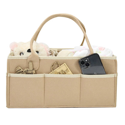 Multipurpose Nappy Basket and Storage with Pockets Multivariant