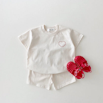 Set T-shirt e pantaloni per bambini Love Me More multivariante