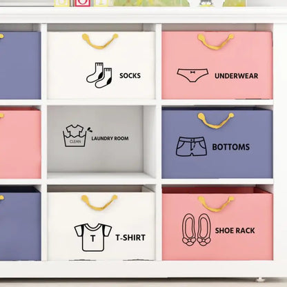 Adesivi decorativi per cassetti e contenitori - Abbigliamento
