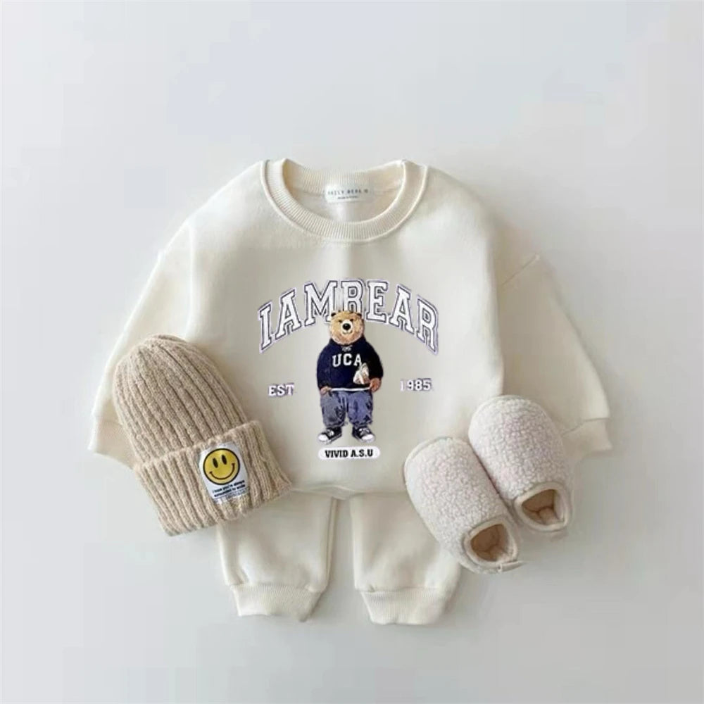 Hoodie & Sweatpants Set – 6M–6 Years