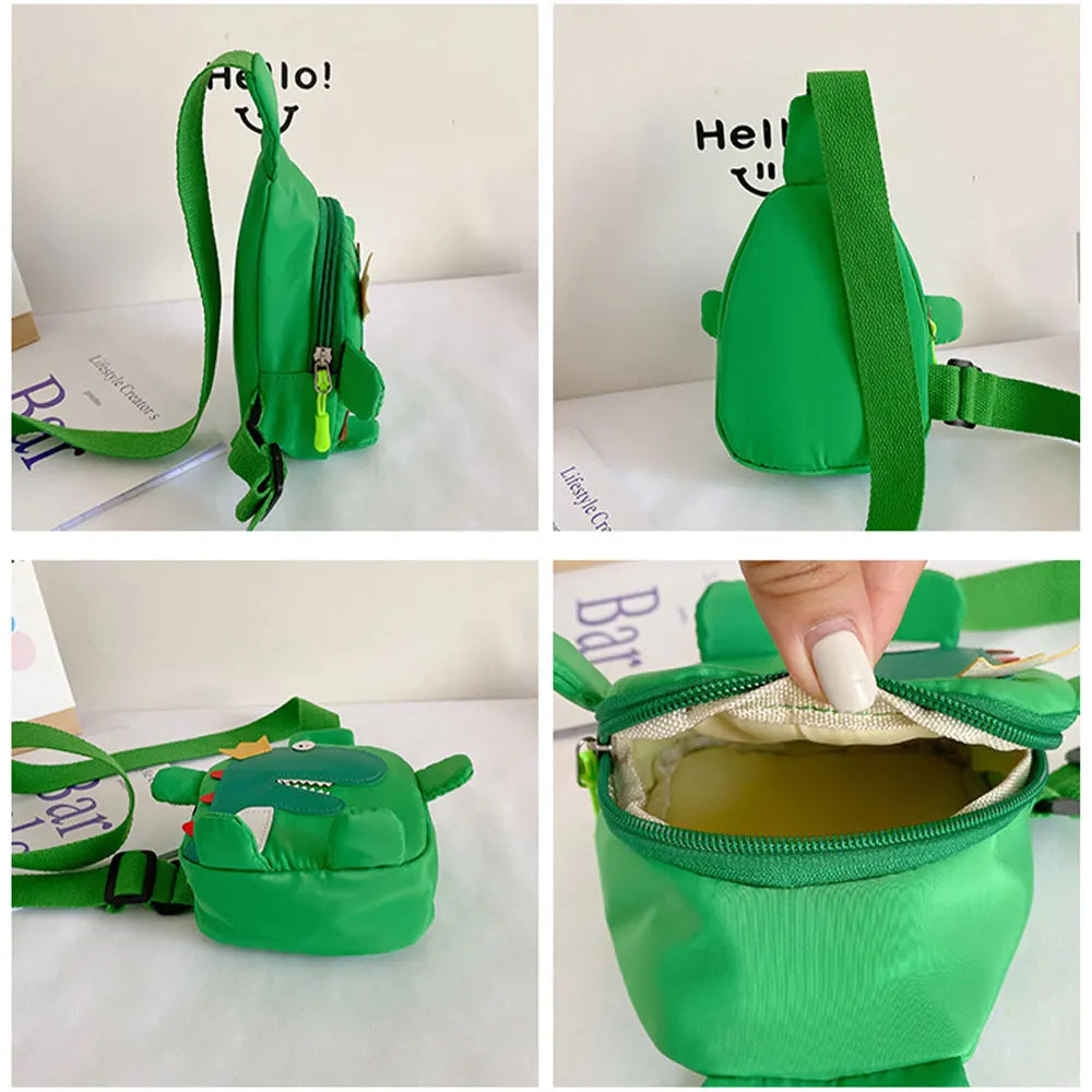 Mochila Bandolera Dino para Niños Multivariante 