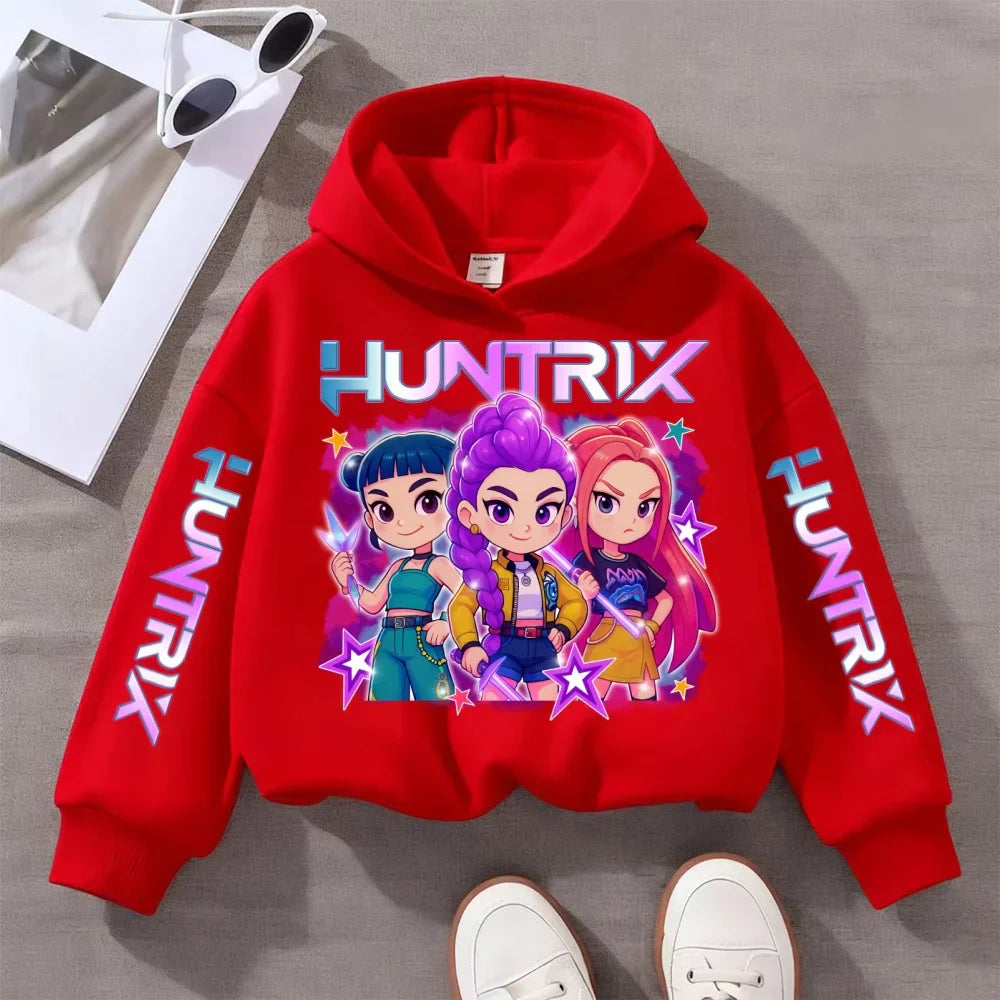 Colorful Music KPop-Inspired Hoodie for Kids (Ages 3–14)