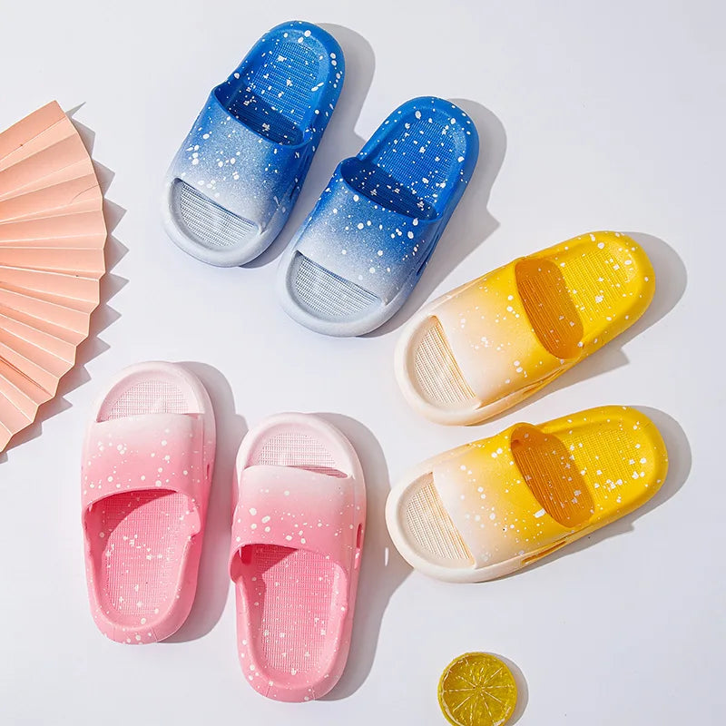Gradient Kids Slippers – Boys & Girls (Ages 3–12)