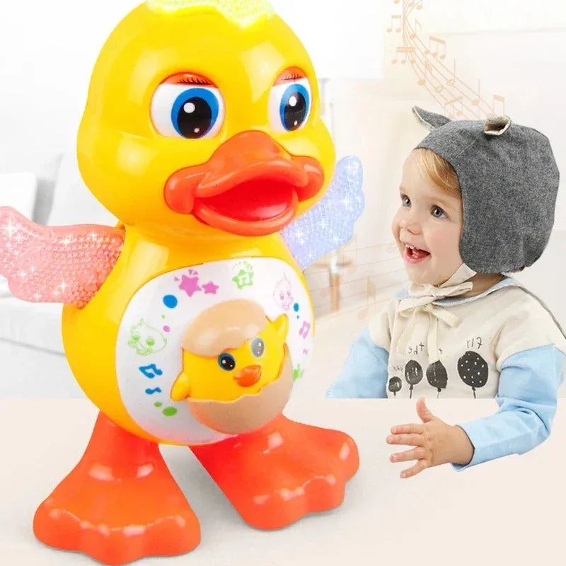 Canard musical dansant avec lumières – 15 cm