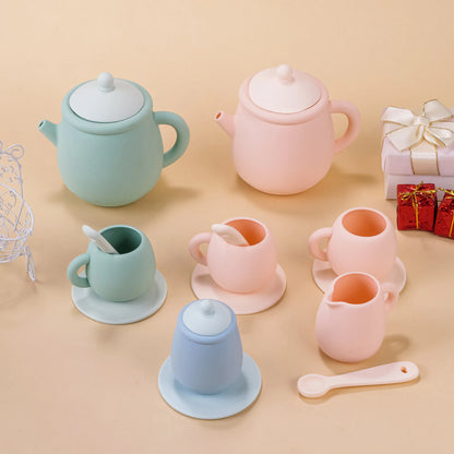 Tea Set Silicone Toy for Children Multivariant