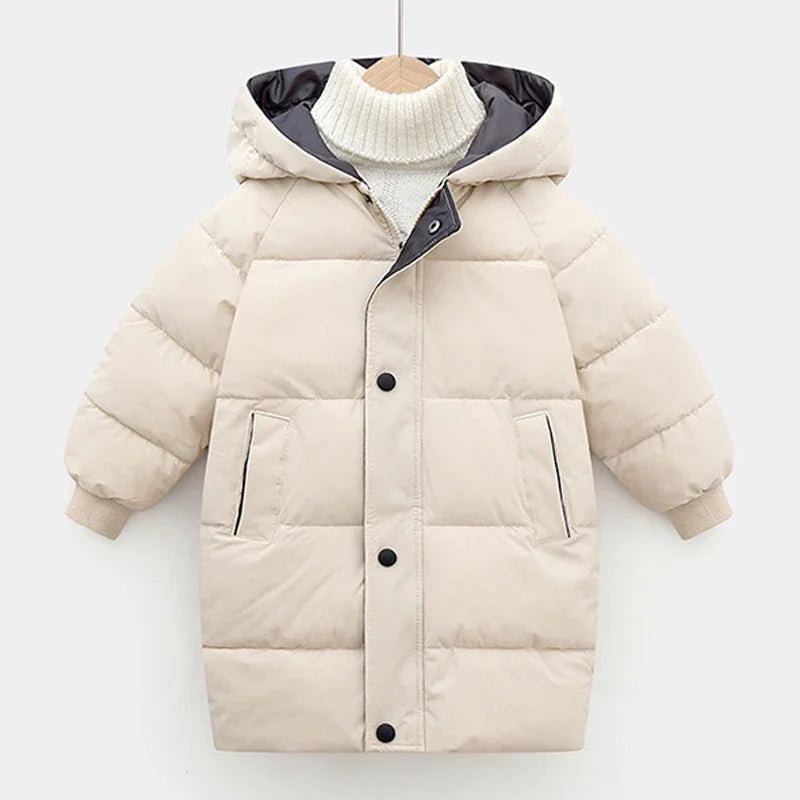 Kids Faux-Fur Winter Parka – Ages 5–12