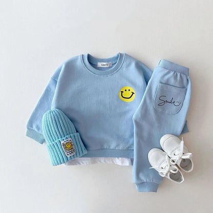 Pants and Sweatshirt Set with Smile Multivariant