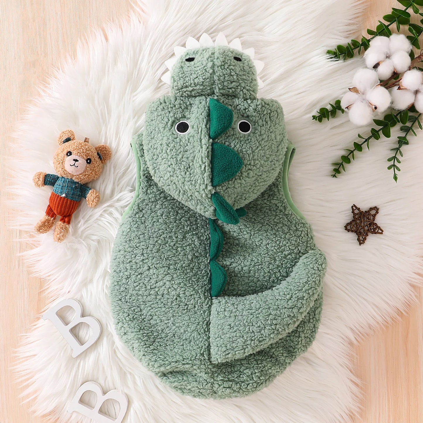 Baby Dinosaur Romper Costume – 0–18 Months