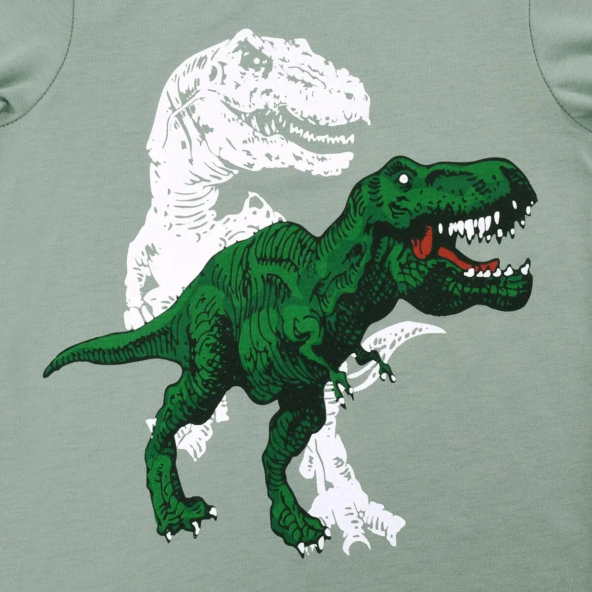Boys Dinosaur Pajama Set – Ages 2–9