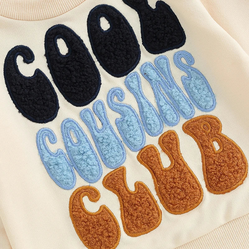 Sudadera "Cool Cousins ​​Club" para niños
