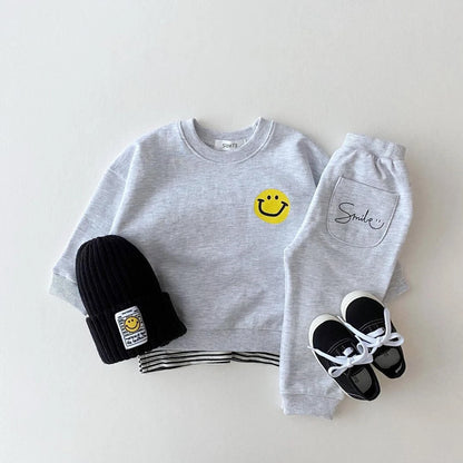 Pants and Sweatshirt Set with Smile Multivariant