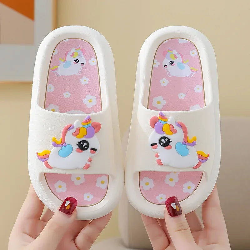 Pantoufles Licorne Rêve Enfants Douces 2-6 ans