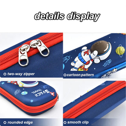 Estuche para lápices de EVA decorado en 3D para niños multivariante