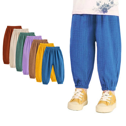 Pantaloni lunghi estivi per bambini multivariante