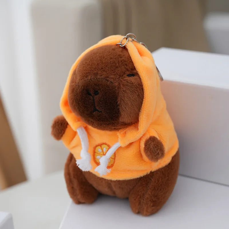 Cute Capybara Plush Keychain – Soft Bag Charm & Car Pendant