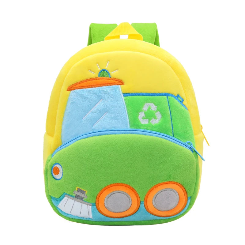 Kids Construction Vehicle Backpack – Ages 2–4