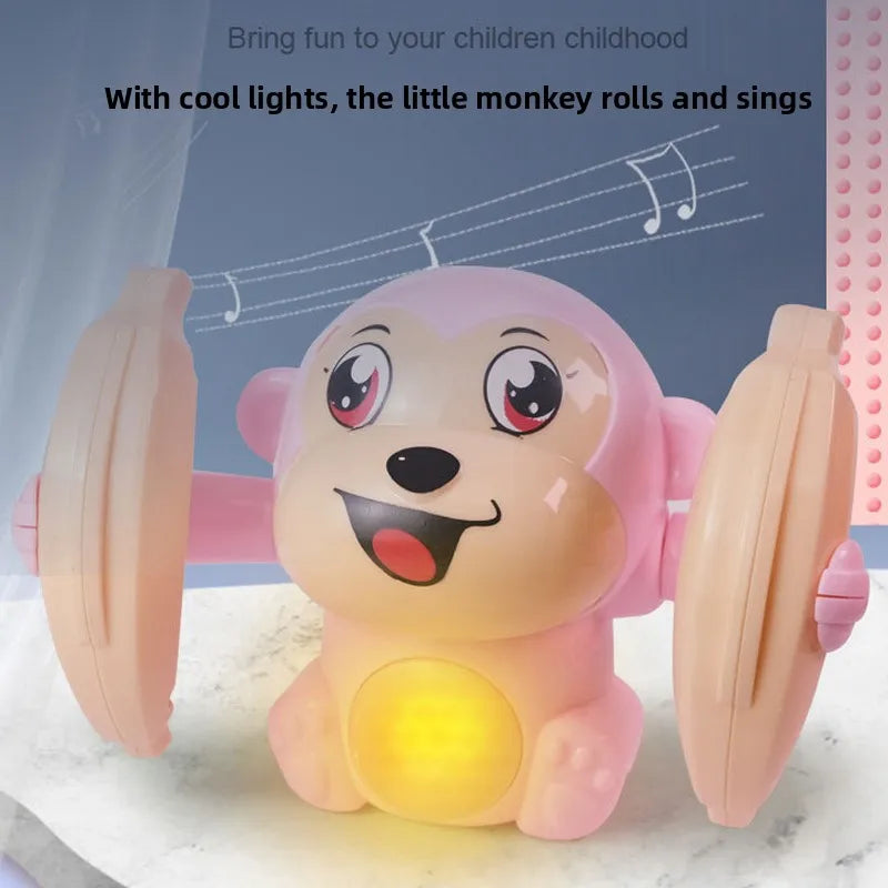 Rolling Monkey Musical Baby Toy
