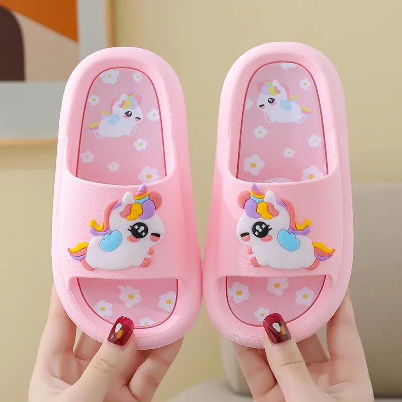 Pantoufles Licorne Rêve Enfants Douces 2-6 ans