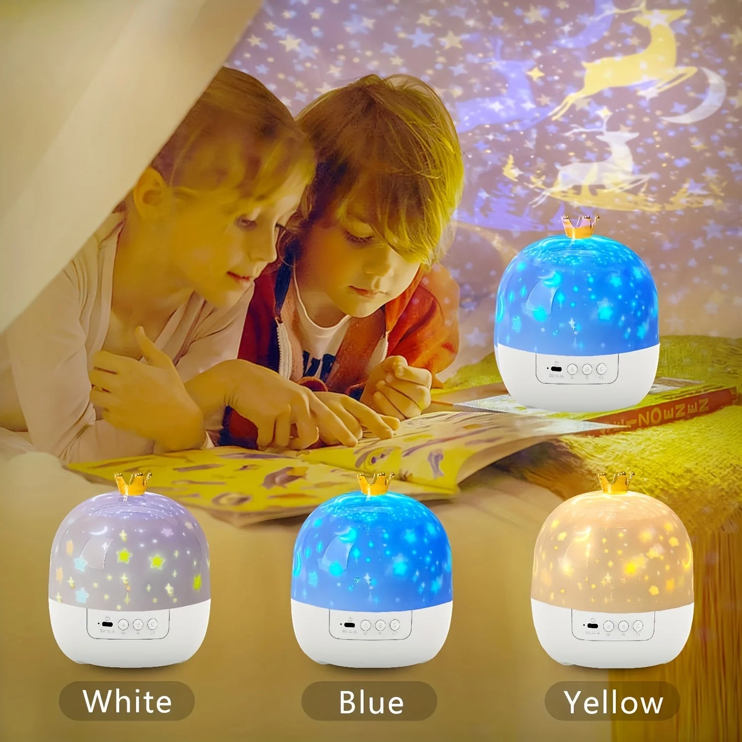 Fantasy-Projektor-Nachtlicht – Geschenk für Kinder