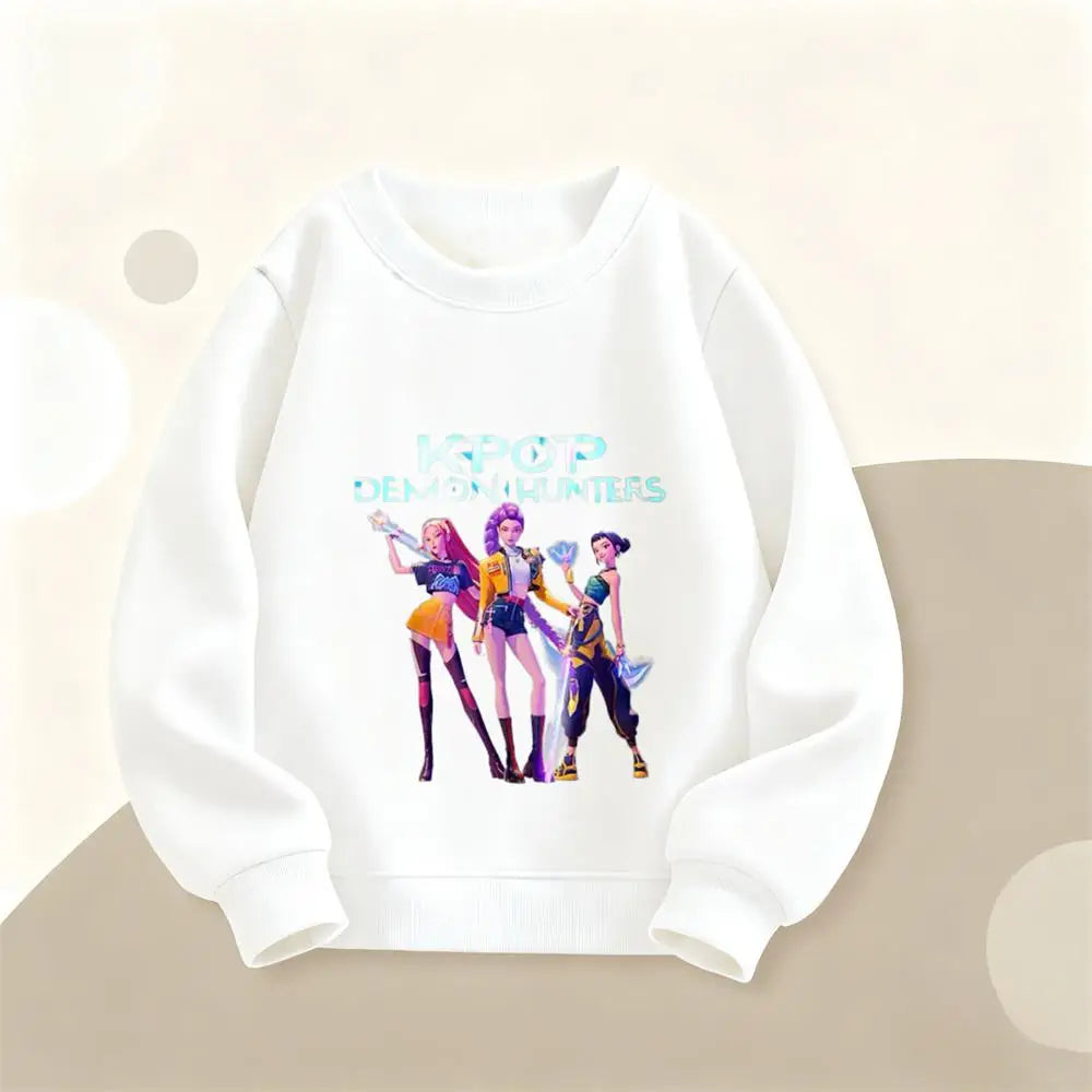 Colorful KPop Music Inspired Sweatshirt for Kids (18M–7Y)