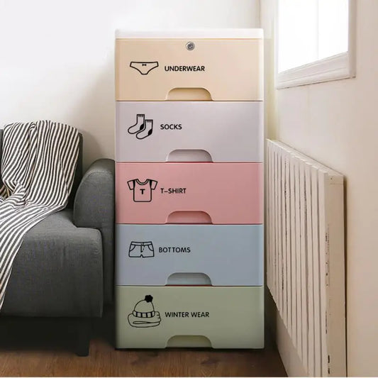 Pegatinas decorativas para cajones y contenedores - Ropa