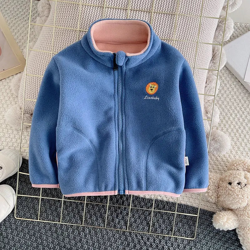 Veste polaire à capuche pour enfants – 12 mois à 5 ans
