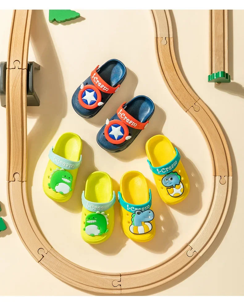 Sandales pour enfants à motifs de dessins animés pop, 1 à 5 ans