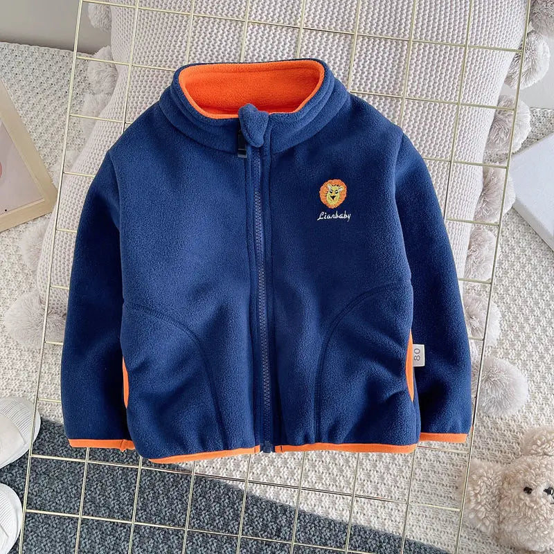 Veste polaire à capuche pour enfants – 12 mois à 5 ans
