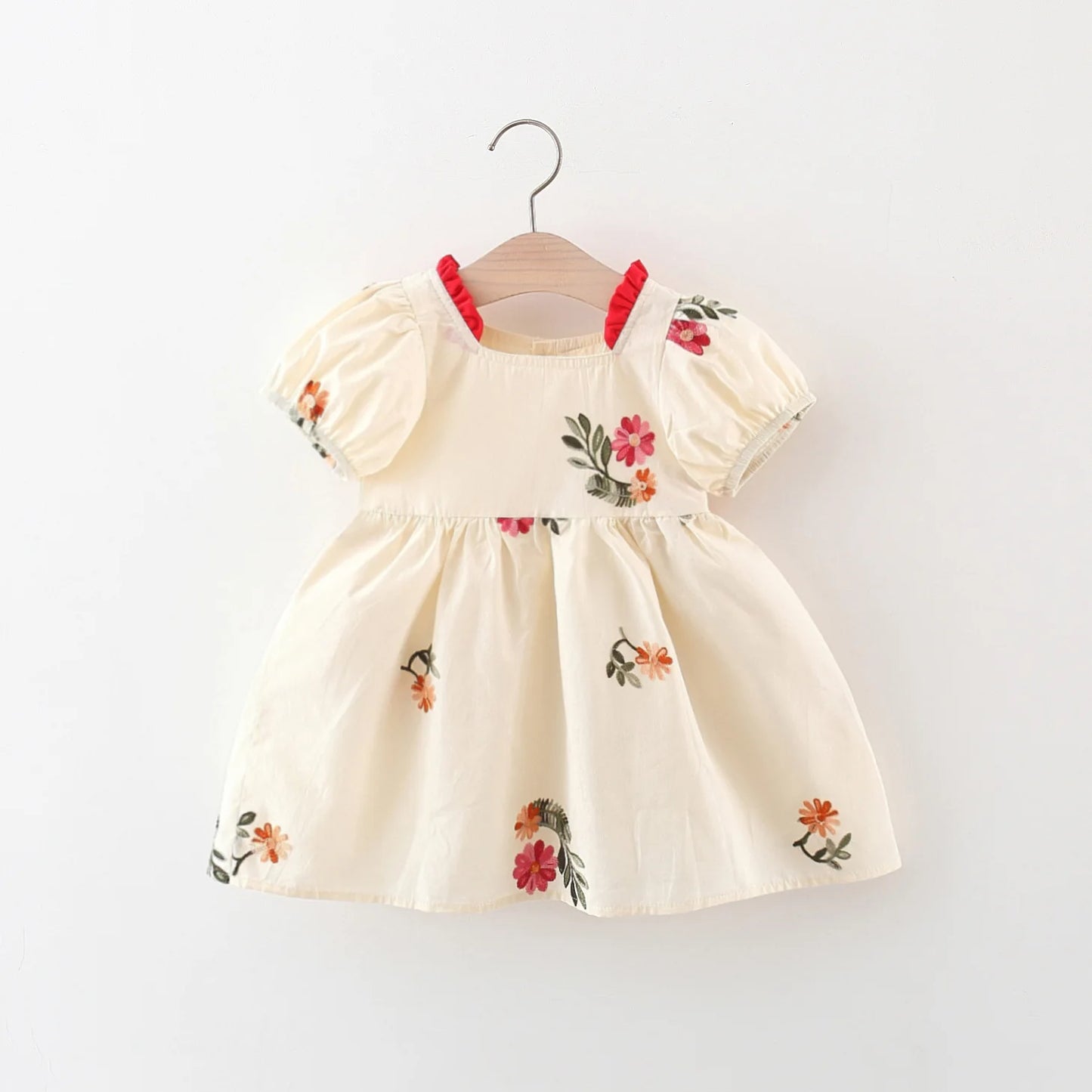 Baby Floral Embroidered Princess Dress