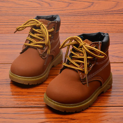 Botas con suela de tacos y cordones para niños Multivariante 