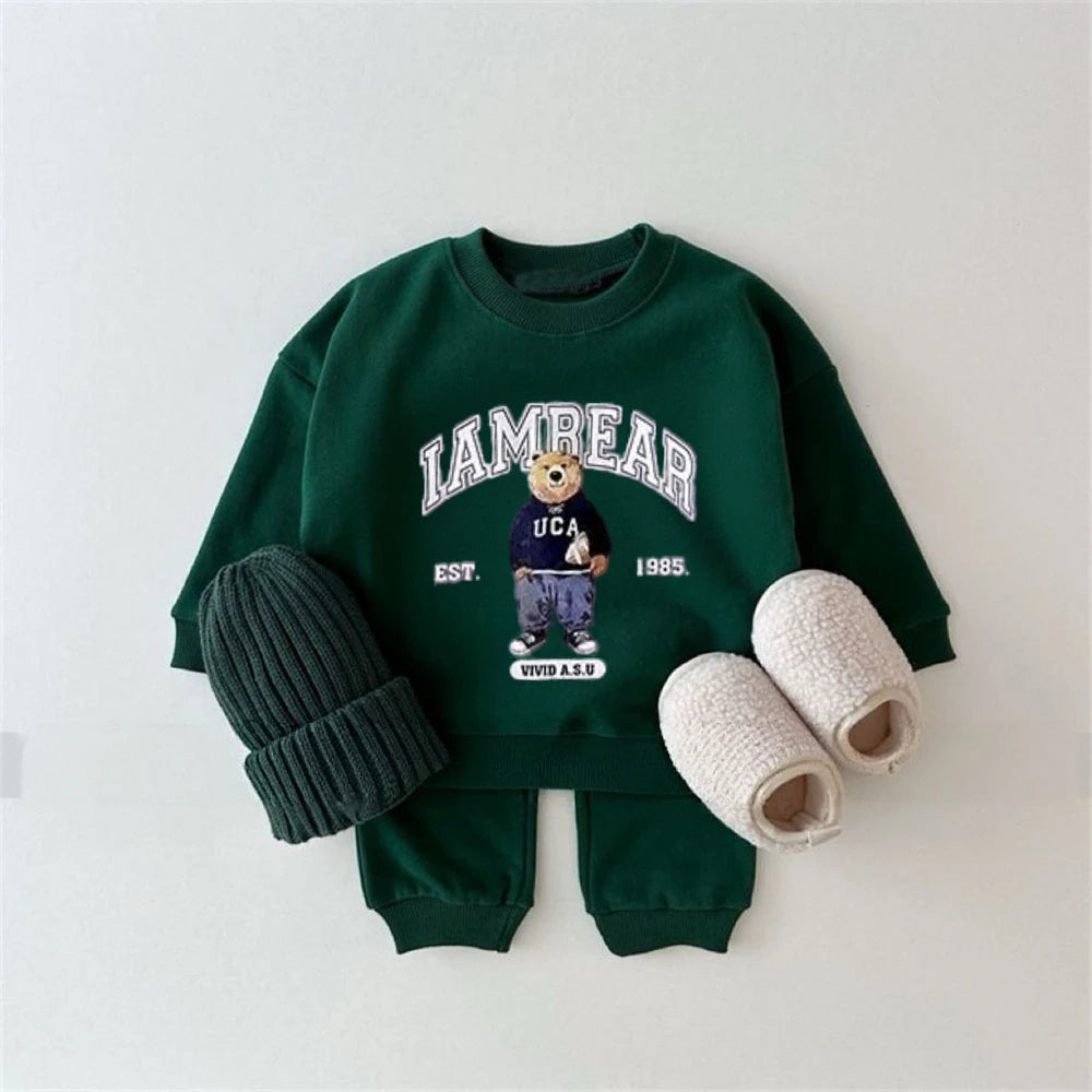 Hoodie & Sweatpants Set – 6M–6 Years