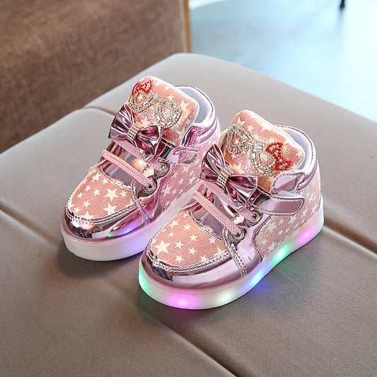 Kids LED Light-Up Sneakers – EU 21–30