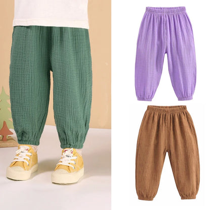 Pantaloni lunghi estivi per bambini multivariante