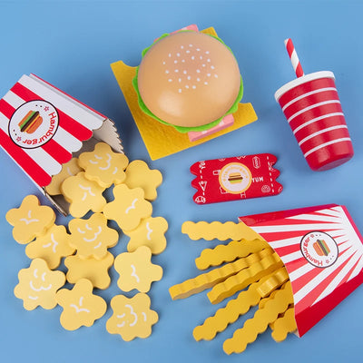 Burgers and Fries Toy Set for Children