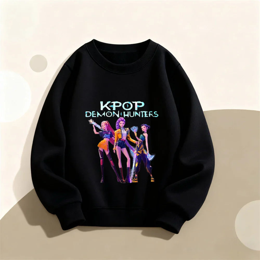 Colorful KPop Music Inspired Sweatshirt for Kids (18M–7Y)
