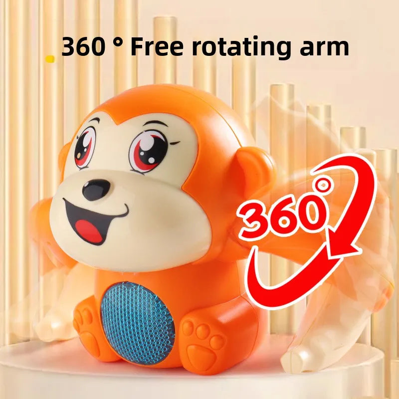 Rolling Monkey Musical Baby Toy