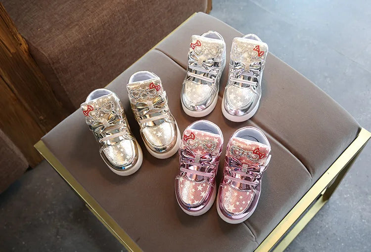 Kids LED Light-Up Sneakers – EU 21–30