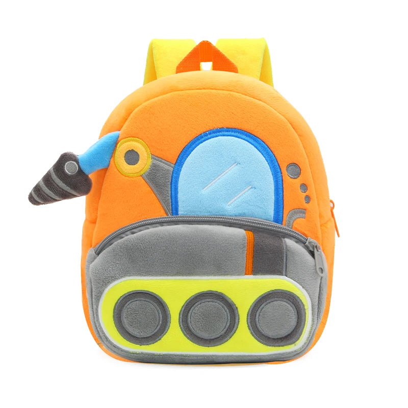 Kids Construction Vehicle Backpack – Ages 2–4