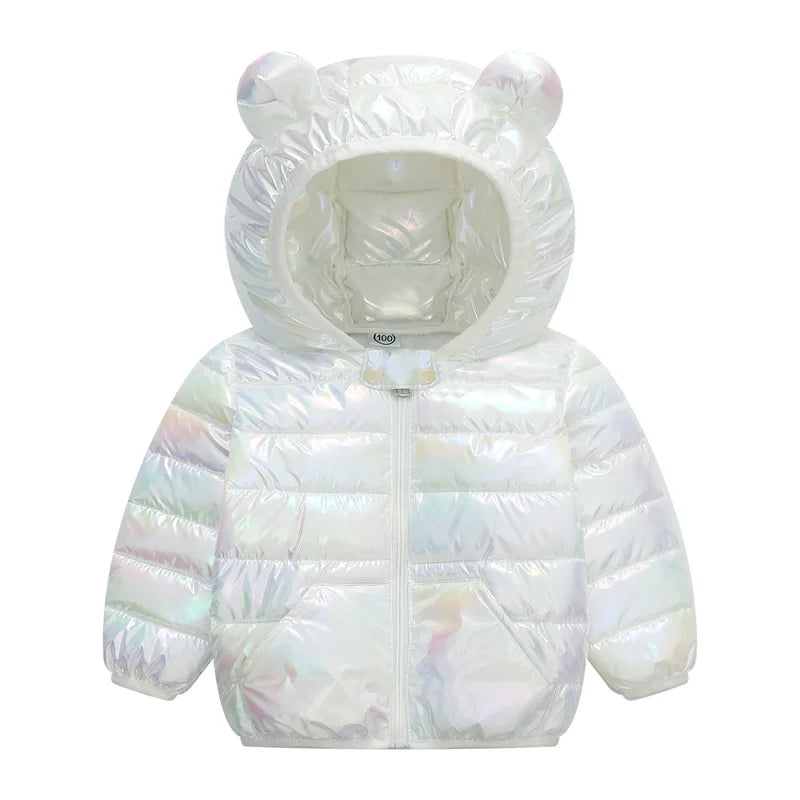 Baby Glossy Hooded Jacket – 12 Months–5 Years