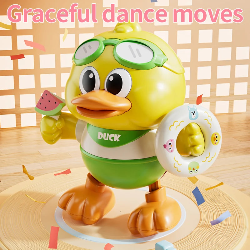 Light-Up Dancing Duck Music Toy – Baby Gift