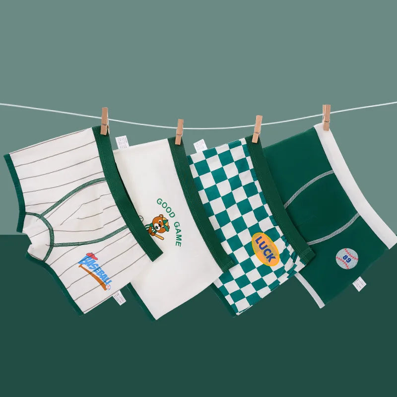 Boys 4-Pack Vehicle Underwear – Ages 2–11