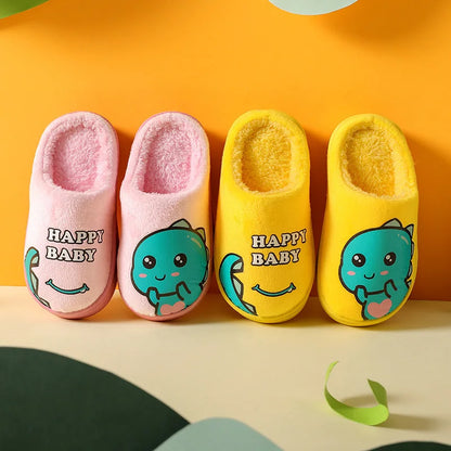 Pantofole calde e imbottite per bambini con mostro
