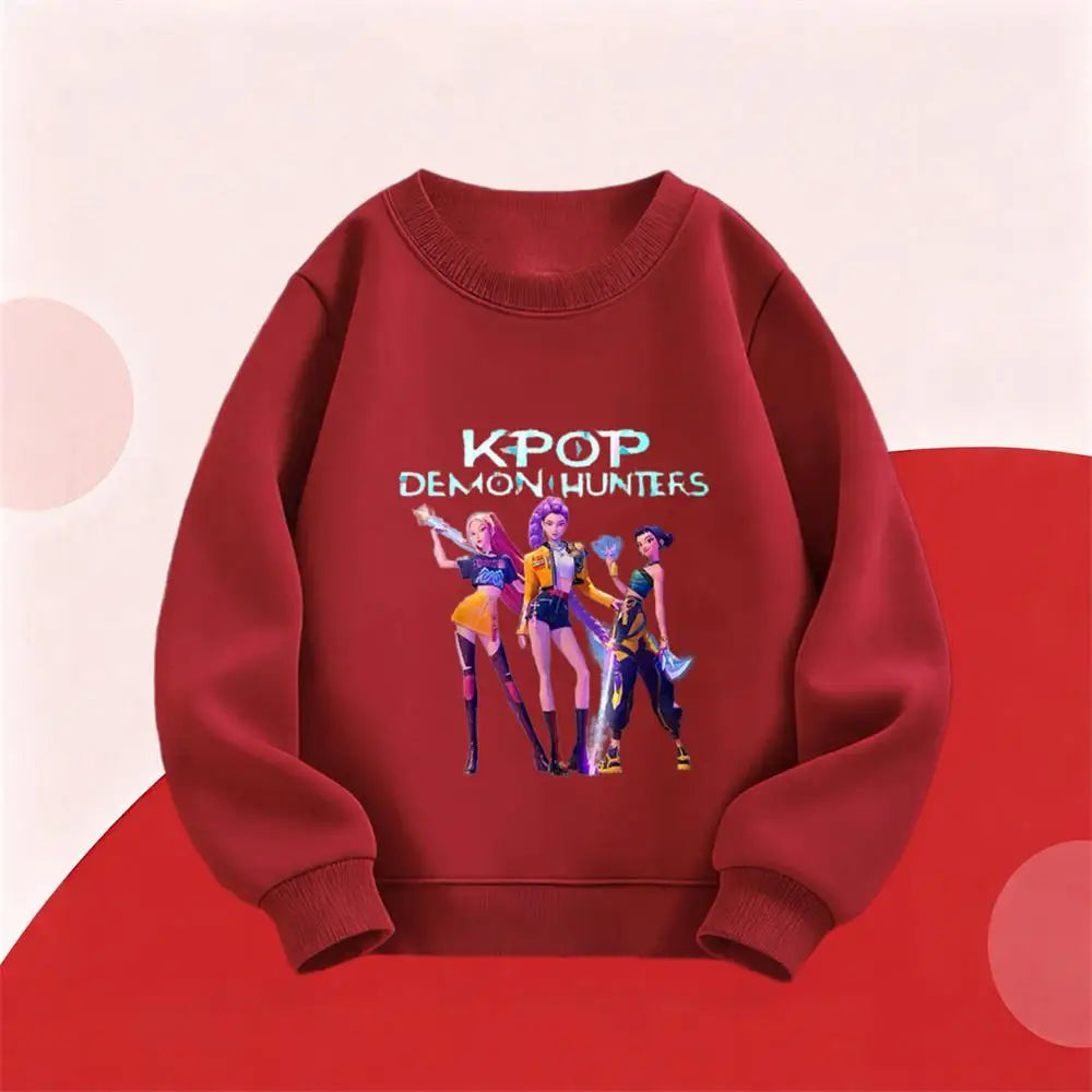 Colorful KPop Music Inspired Sweatshirt for Kids (18M–7Y)