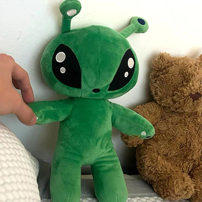 Green Alien Plush Pillow Doll – 15–35 cm (5.9–13.8 in)