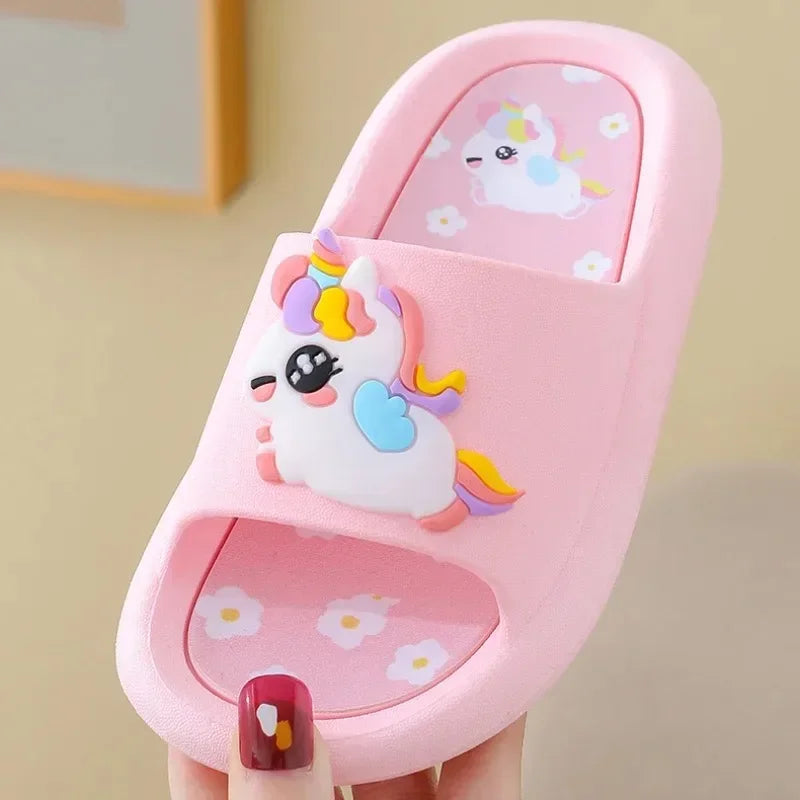 Pantoufles Licorne Rêve Enfants Douces 2-6 ans