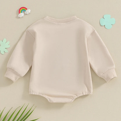 Sweatshirt with Romper Closure "Lucky"