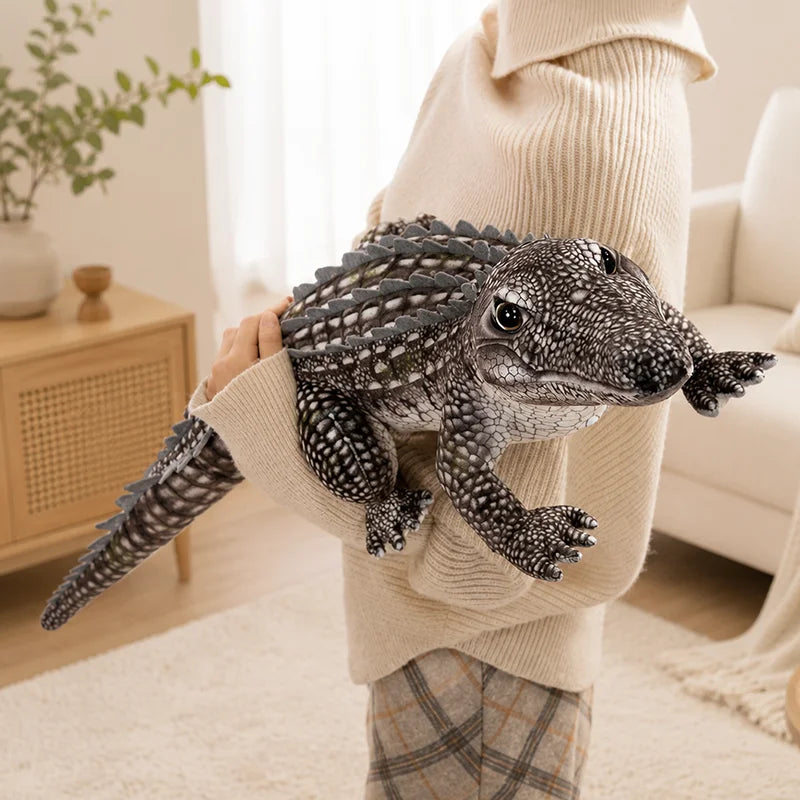 Crocodile Plush Pillow – 65–90 cm
