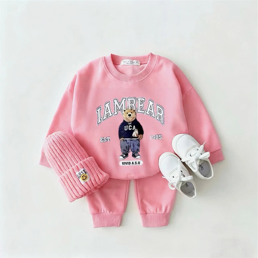 Hoodie & Sweatpants Set – 6M–6 Years